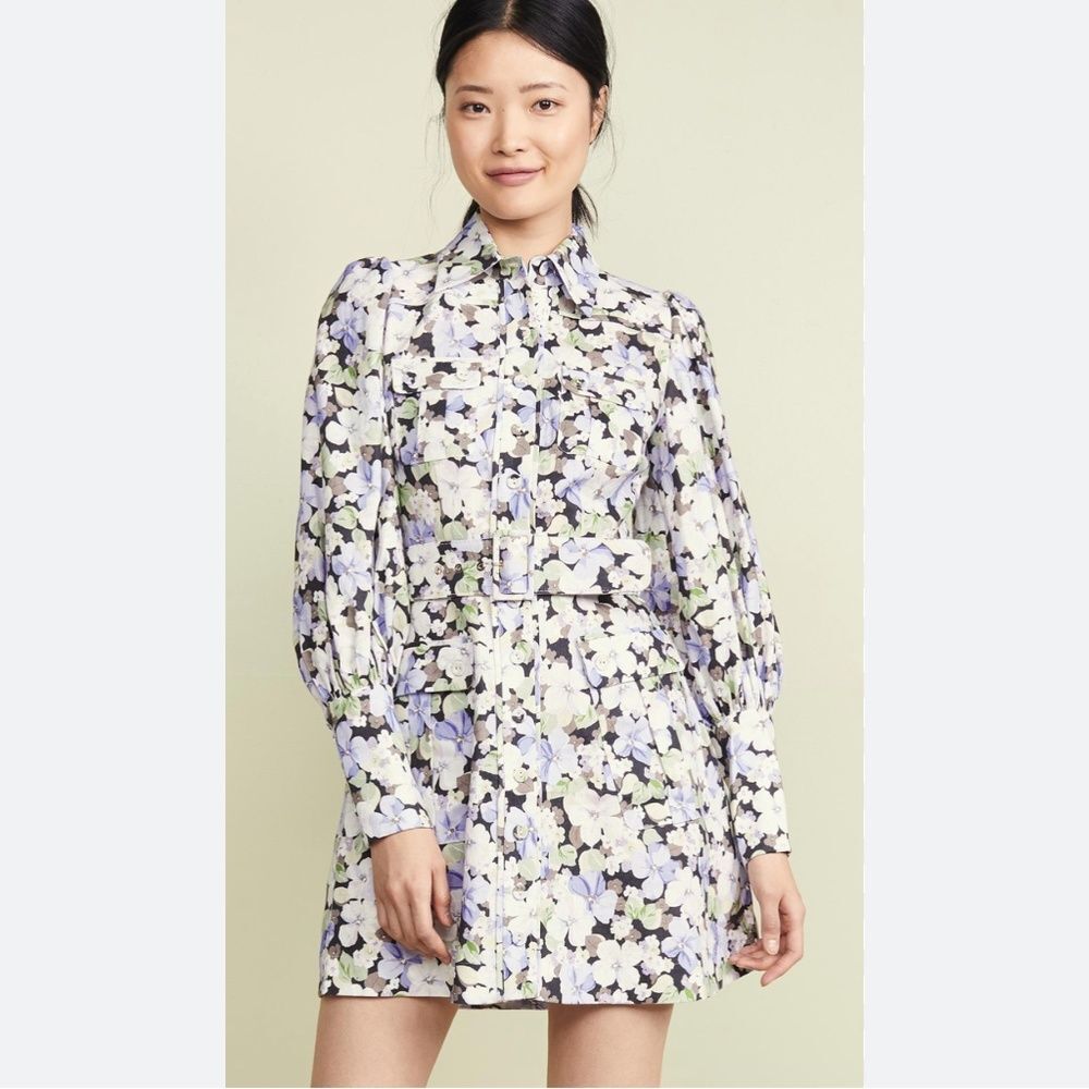 NWOT zimmermann ninety-six shirt dress